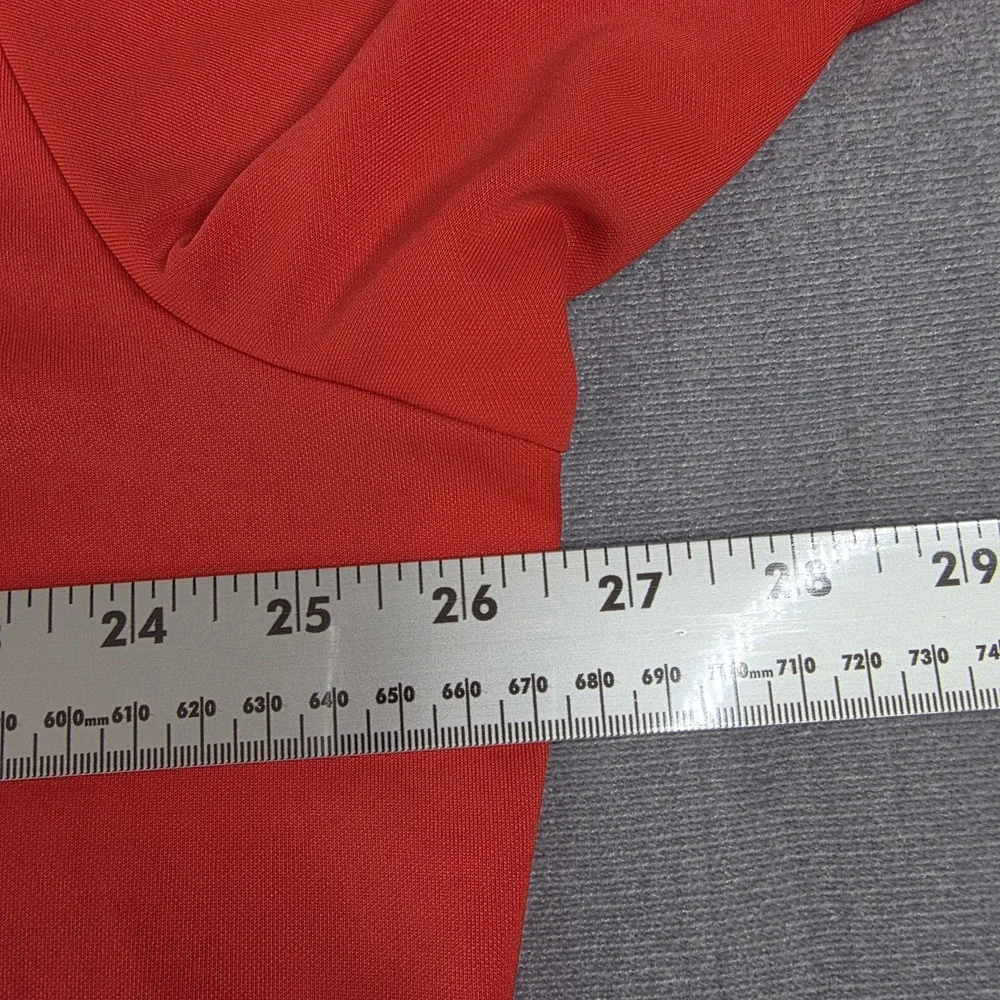 Adidas Golf Polo Shirt Mens Size 2XL Red Orange Short Sleeve Stretch Performance